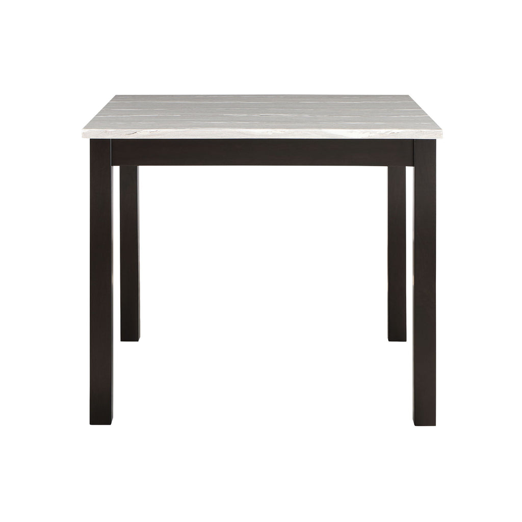 Leon - Bar Table And 4 Bar Stools - Espresso / White