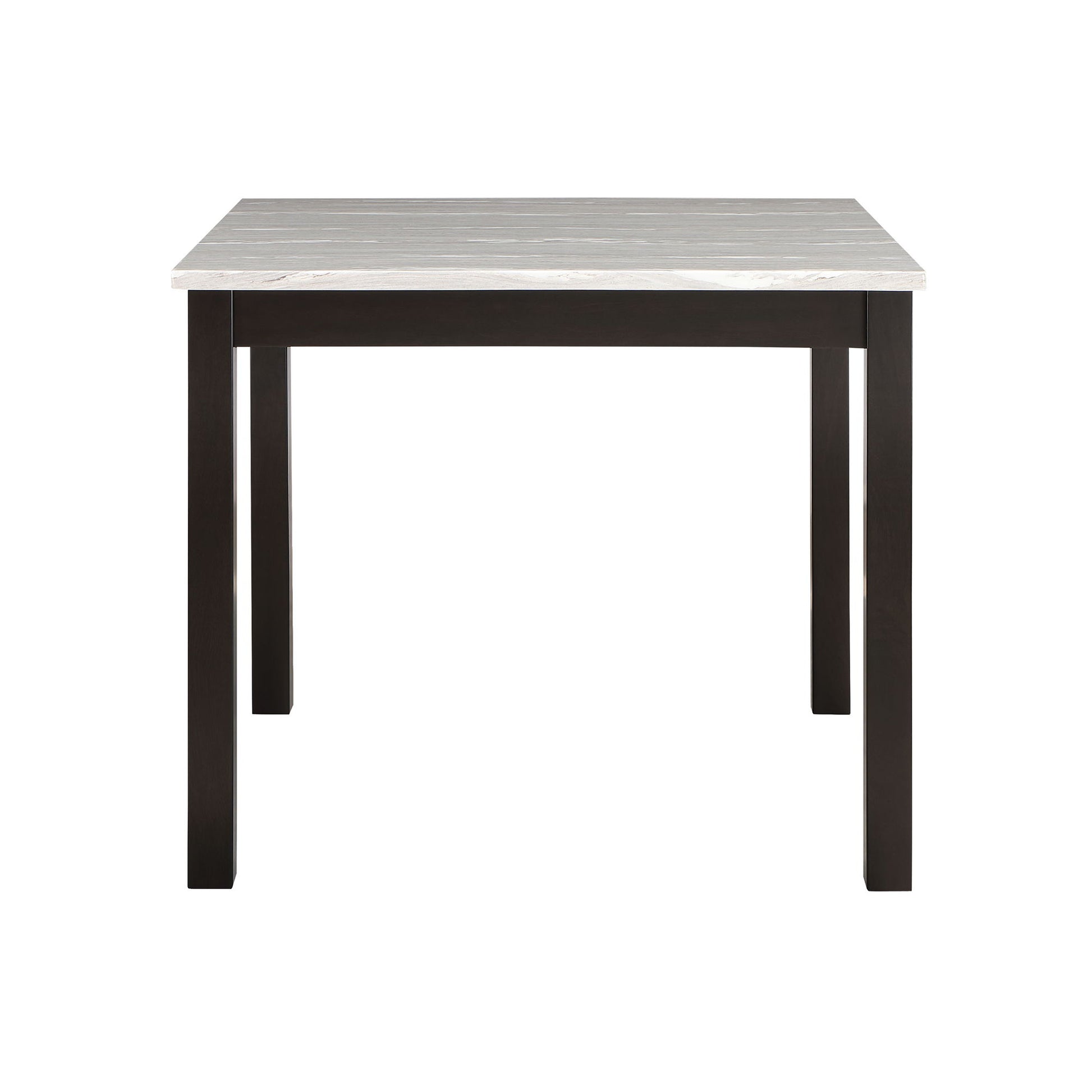 Leon - Bar Table And 4 Bar Stools - Espresso / White