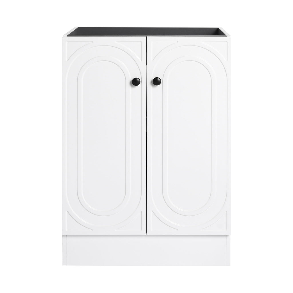 Modern Freestanding Bathroom Vanity With Soft Close Cabinet Doors
