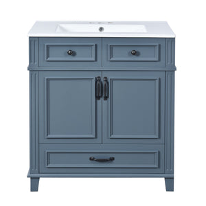 Bathroom Vanity With Sink, Storage Cabinet