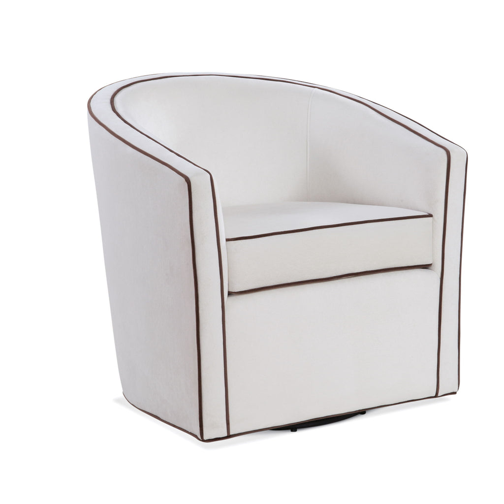 Kendall - Swivel Chair With Barrel Back Design