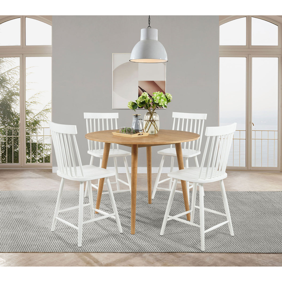 Sutton - 5 Piece Counter Height Dining Set