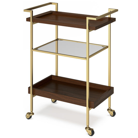 Jace - 26" Bar Cart - Cognac