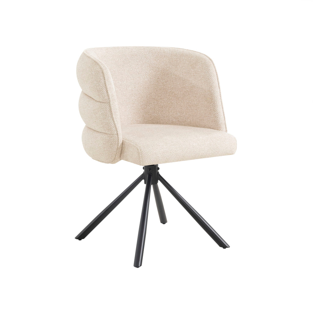 270 Degree Swivel Upholstered Desk Chairs (Set of 2)