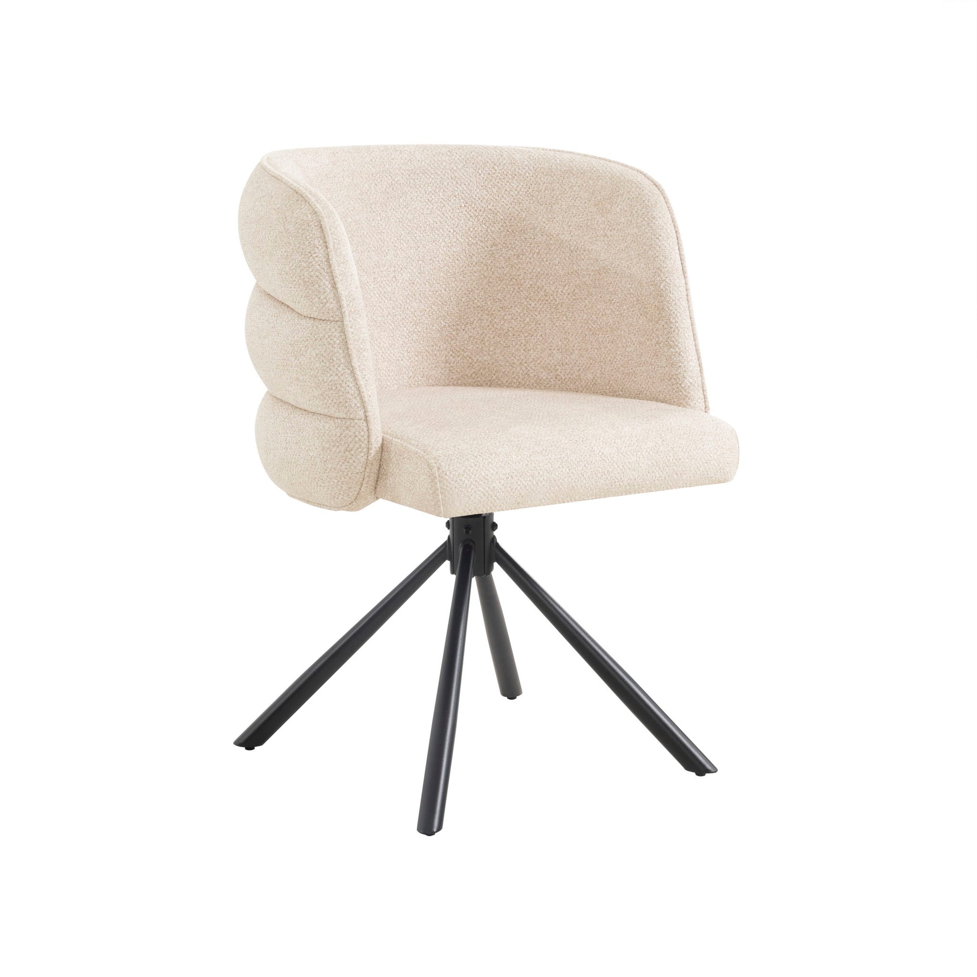 270 Degree Swivel Upholstered Desk Chairs (Set of 2)