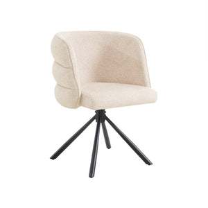 270 Degree Swivel Upholstered Desk Chairs (Set of 2)