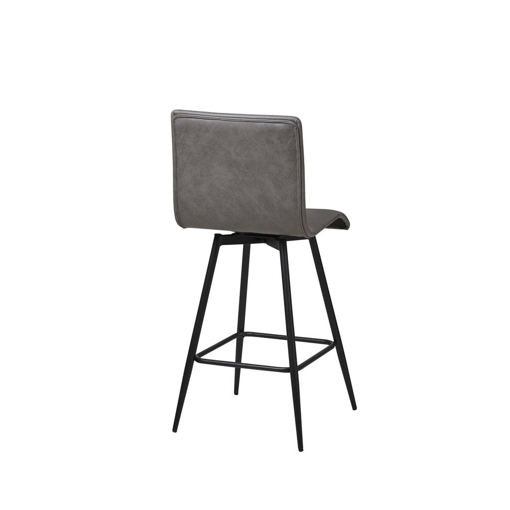 Adams - Swivel Counter Stool - Gray