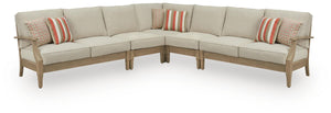 Clare View - 5-Piece Outdoor Sectional - Beige