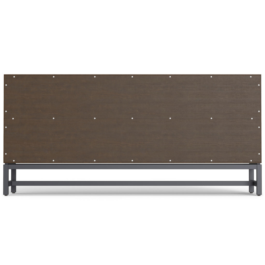 Banting - Low Wide Bookcase - Walnut Brown