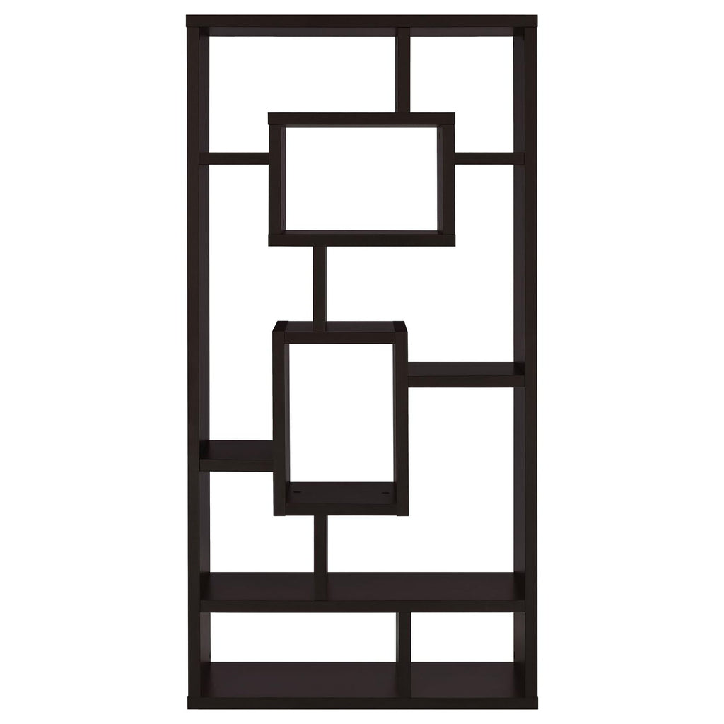 10 Shelf Open Back Bookcase