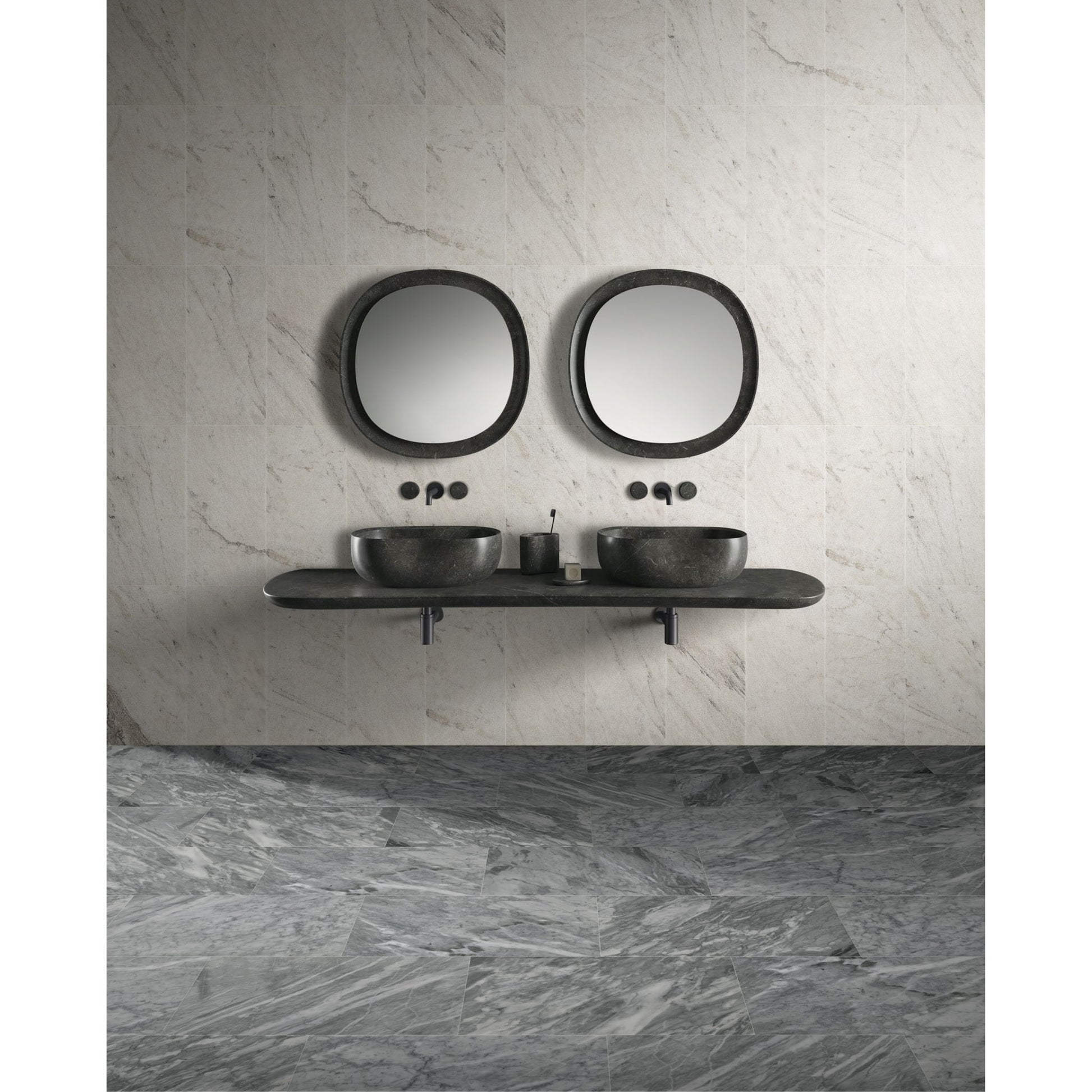 Textured Finished, 3D Tiles For Wall Decoration (Set of 4)