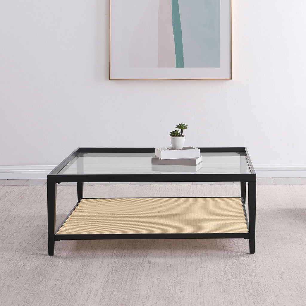 Kenneth - Square Coffee Table - Black