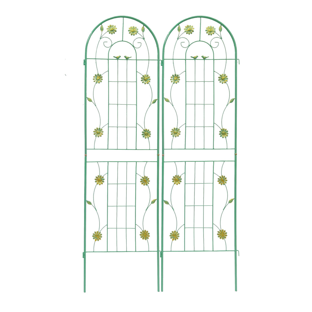Metal Garden Trellis Rustproof Trellis For Climbing Plant Outdoor Flower Support
