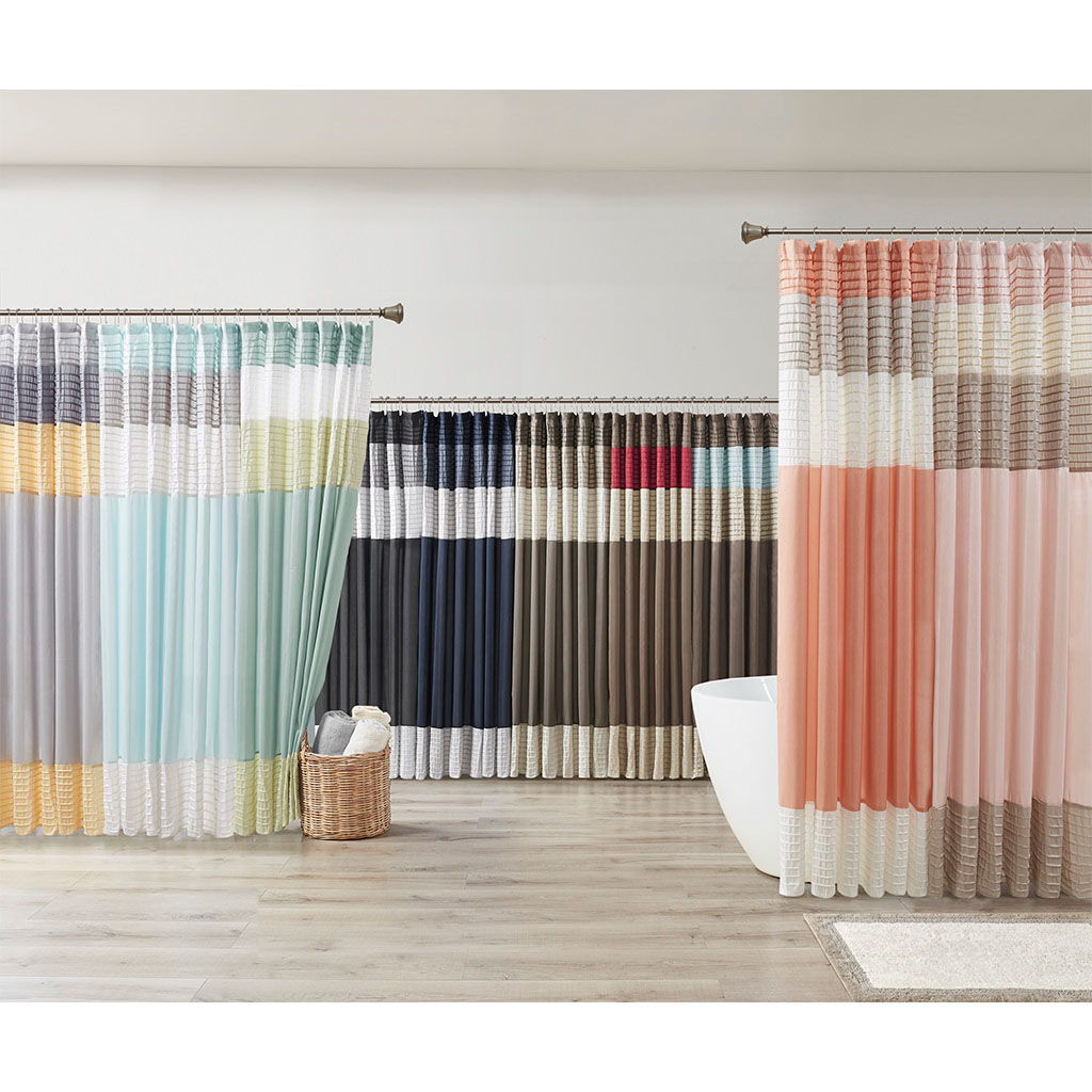 Amherst - Shower Curtain - Red