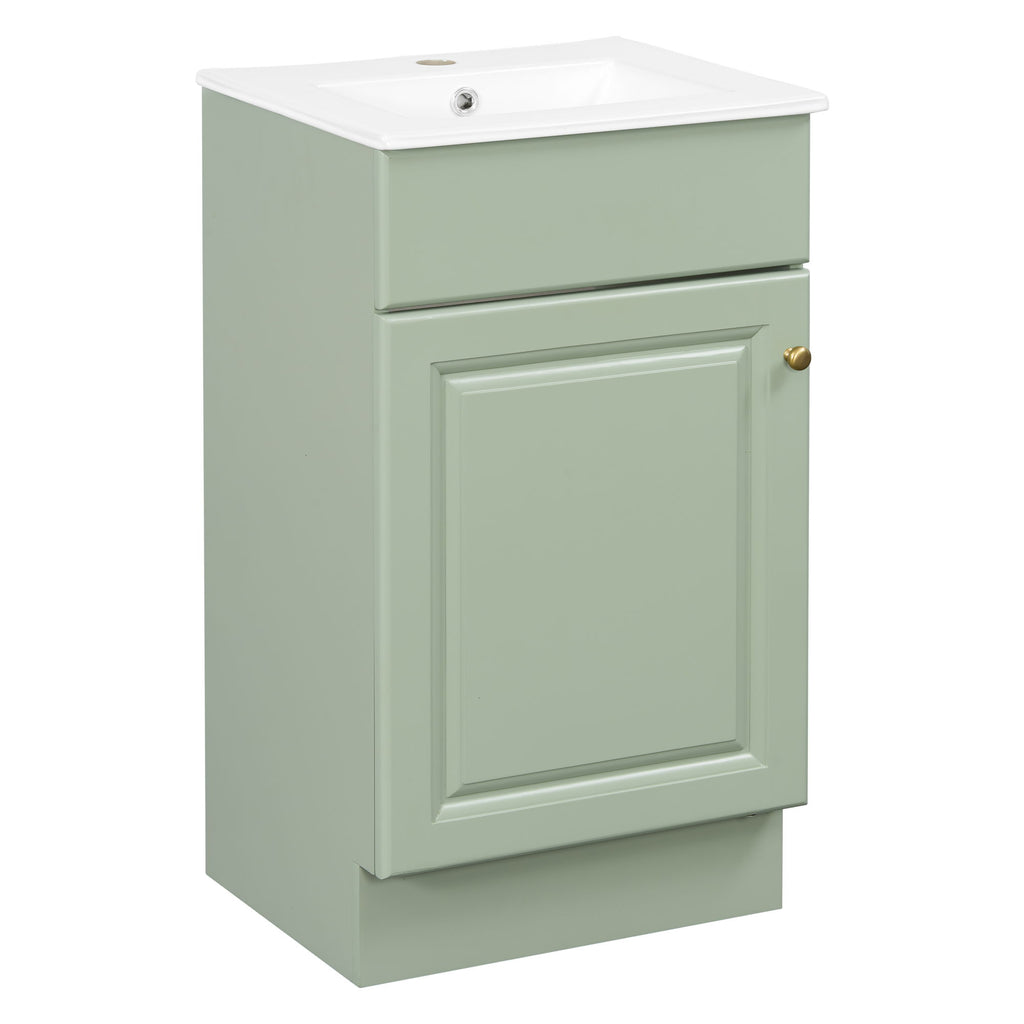 Bathroom Vanity With Sink, Cabinet With Adjustable Shelf