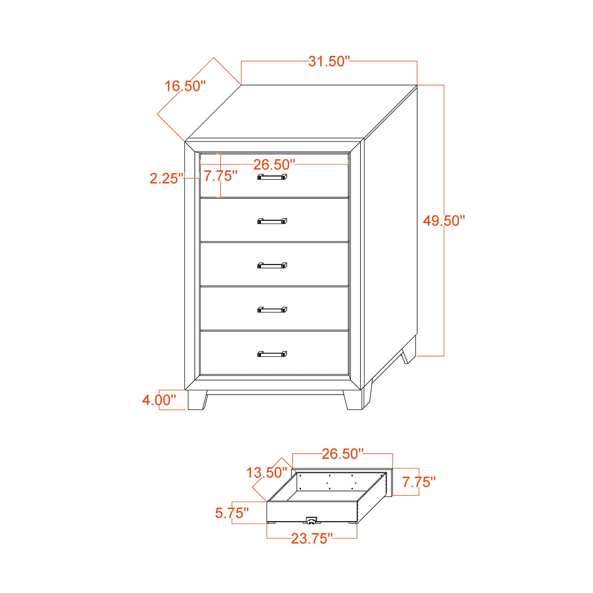 Soluto - Chest - Gray / Black