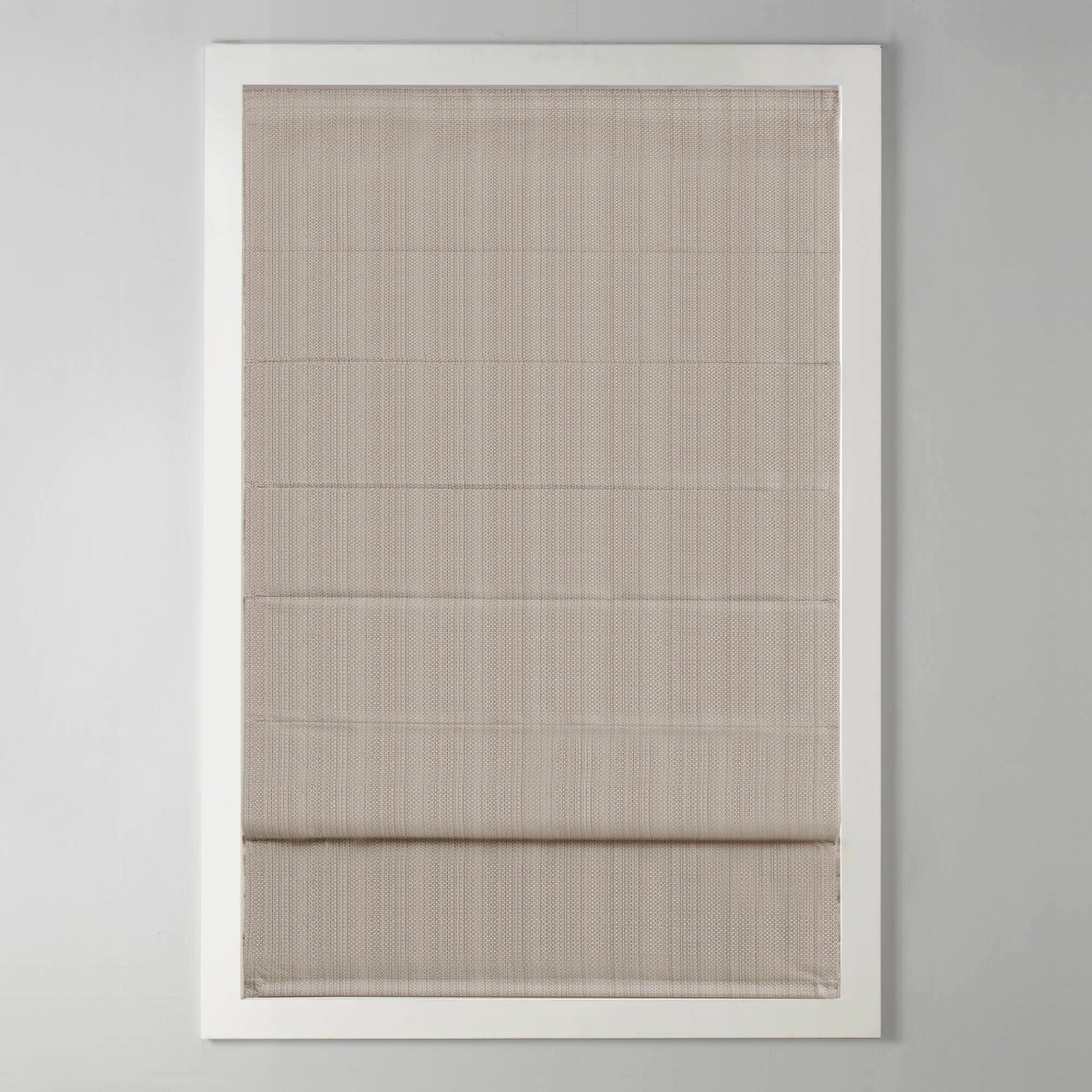 Galen - 39" Basketweave Room Darkening Cordless Roman Shade - Taupe