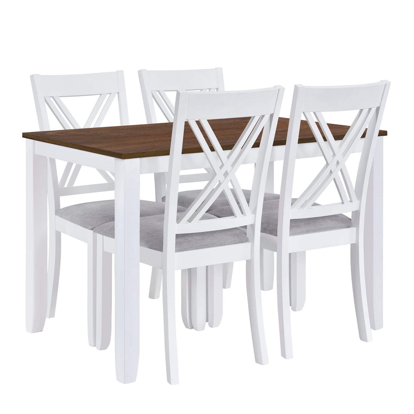 Gewnee - Dining Table Set 5 Piece - White