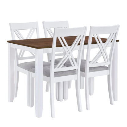 Gewnee - Dining Table Set 5 Piece - White