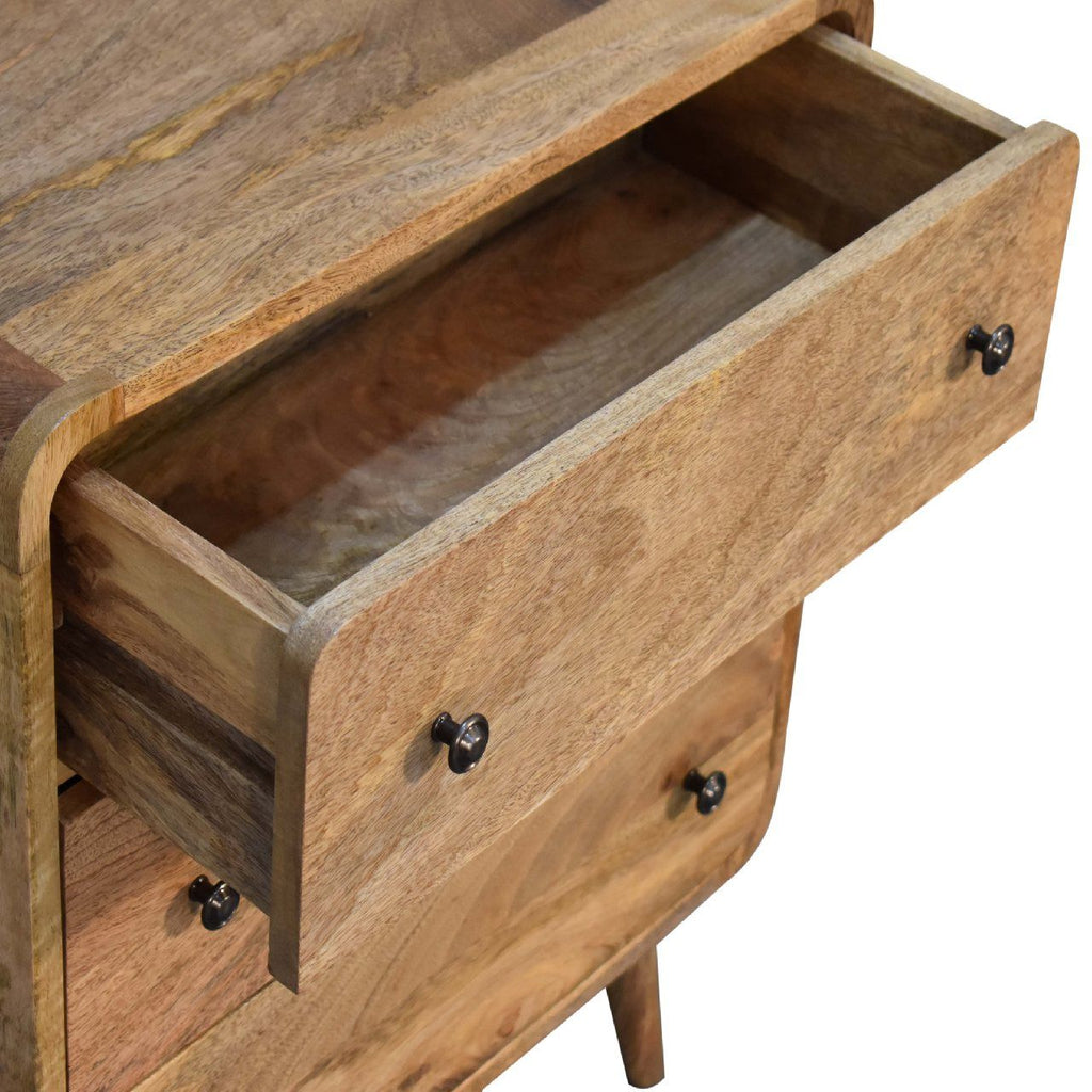 3 Drawer Mini Curved Chest