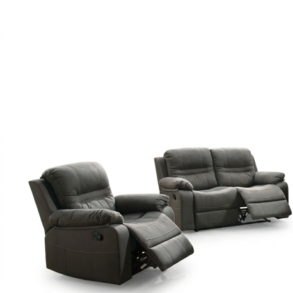 Modern Style Living Room Set With Pillow Arms