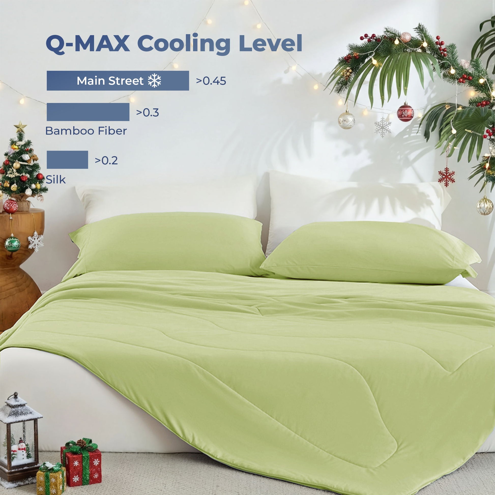Ice Touch - Sublime Serenity Luxury Comforter - Sage