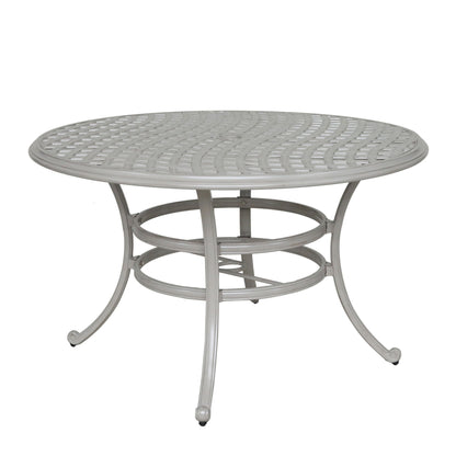 Stylish Outdoor Aluminum 5 Piece Round Dining Set