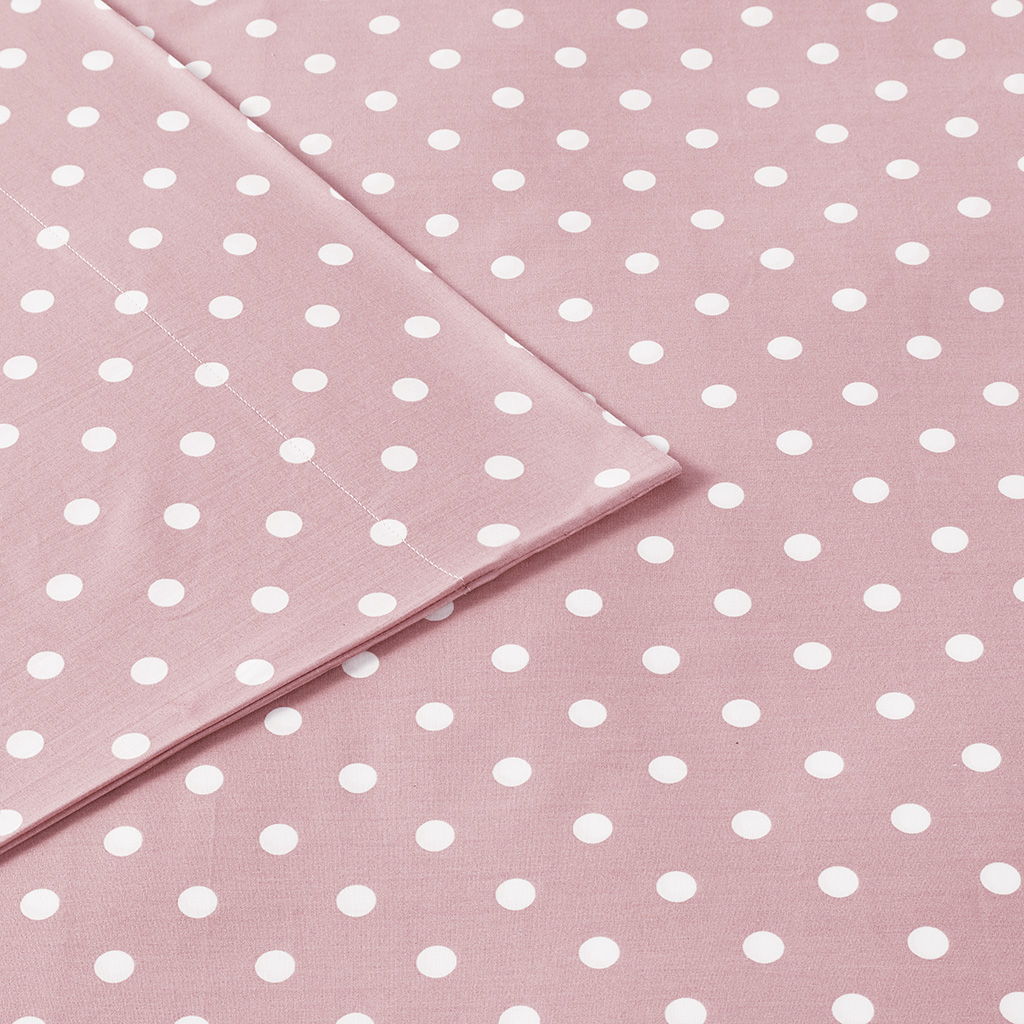 Polka Dot - Twin Sheet Set - Pink