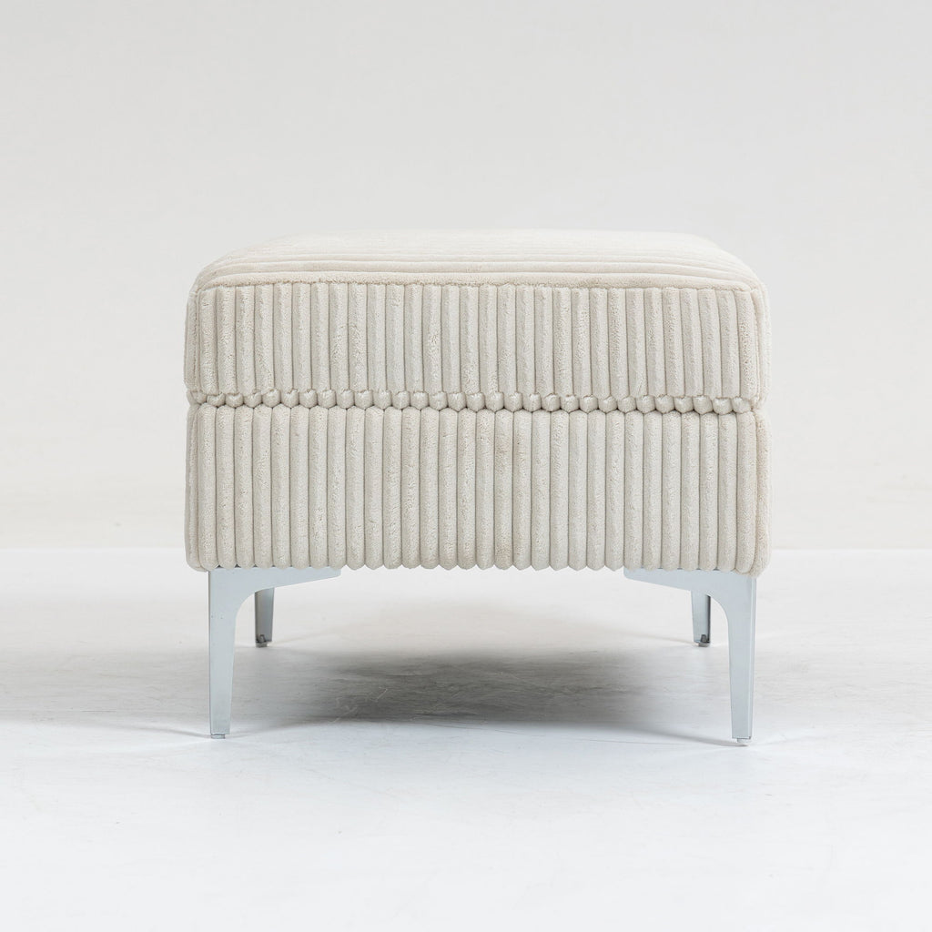 Modular Sectional Sofa Square Storage Ottoman