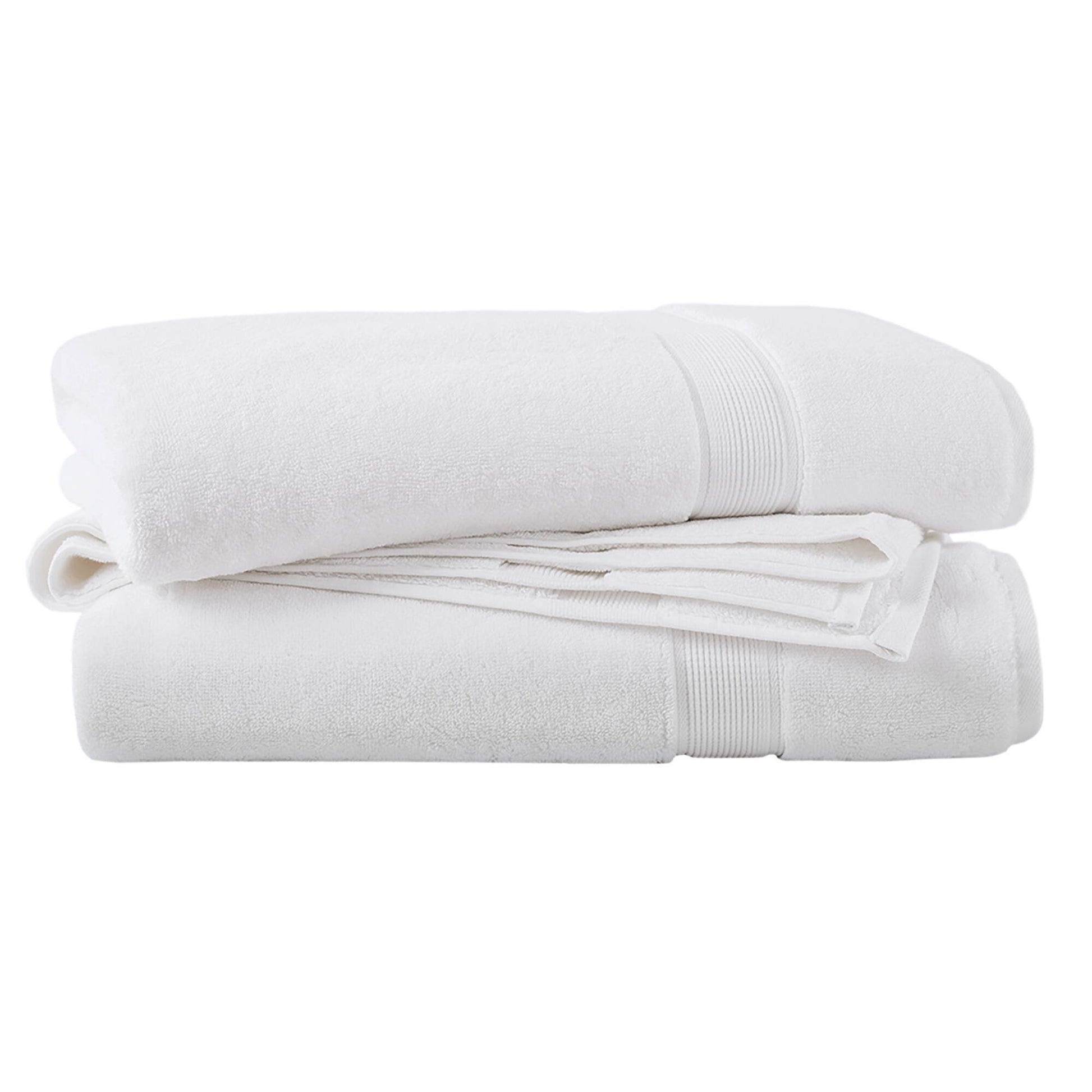 800GSM - 2 Piece Set Bath Sheet Antimicrobial - White