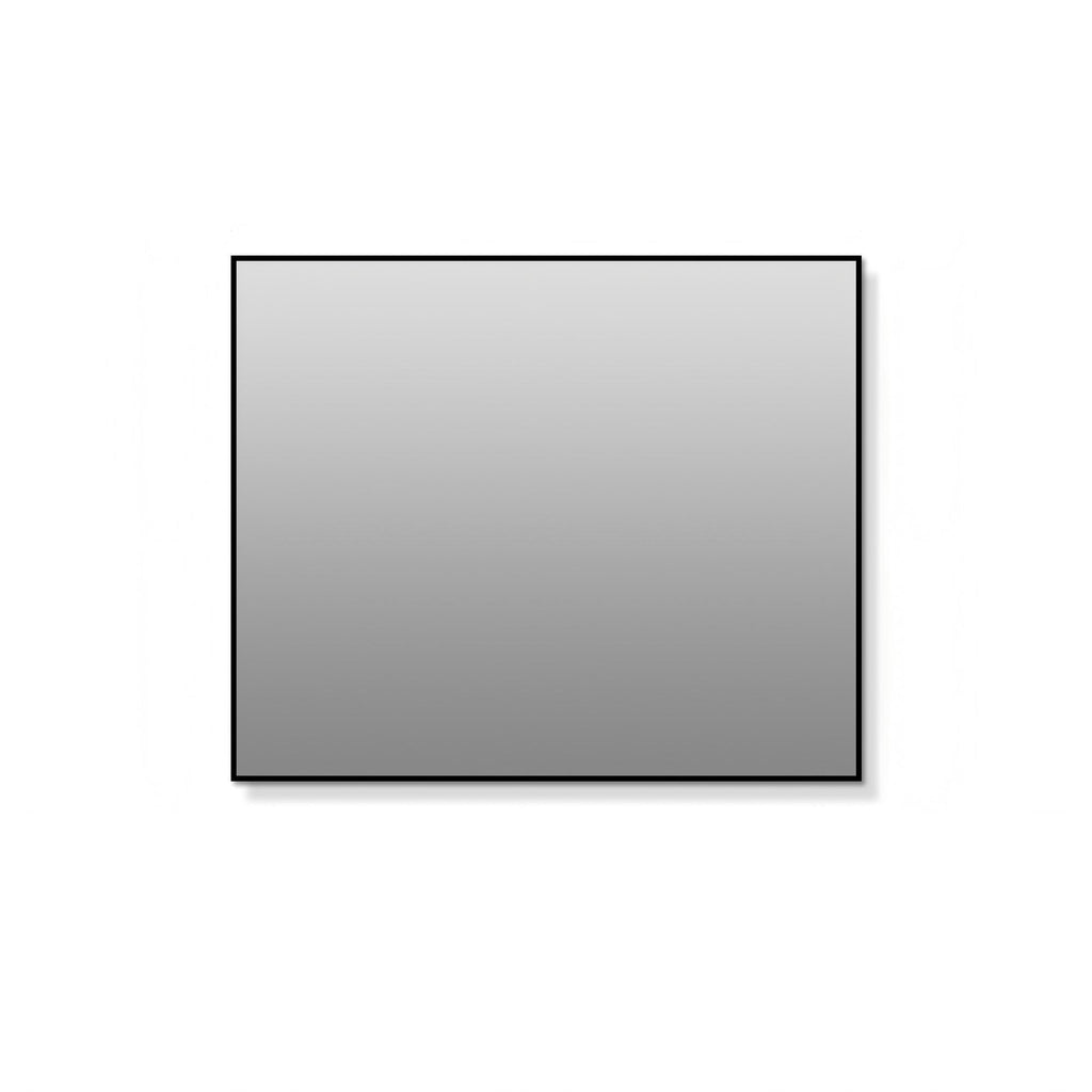 Rectangular Framed Bathroom Wall Mirror, Horizontal Or Vertical Mount