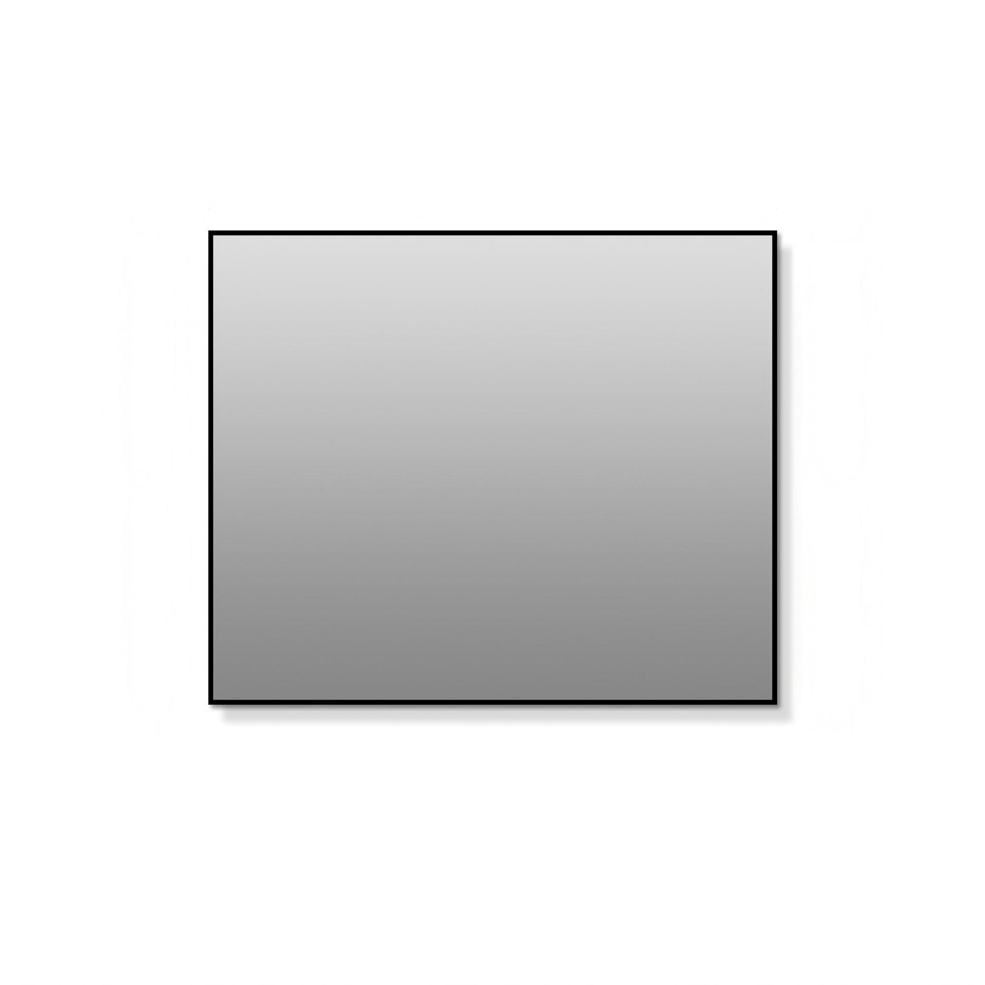 Rectangular Framed Bathroom Wall Mirror, Horizontal Or Vertical Mount