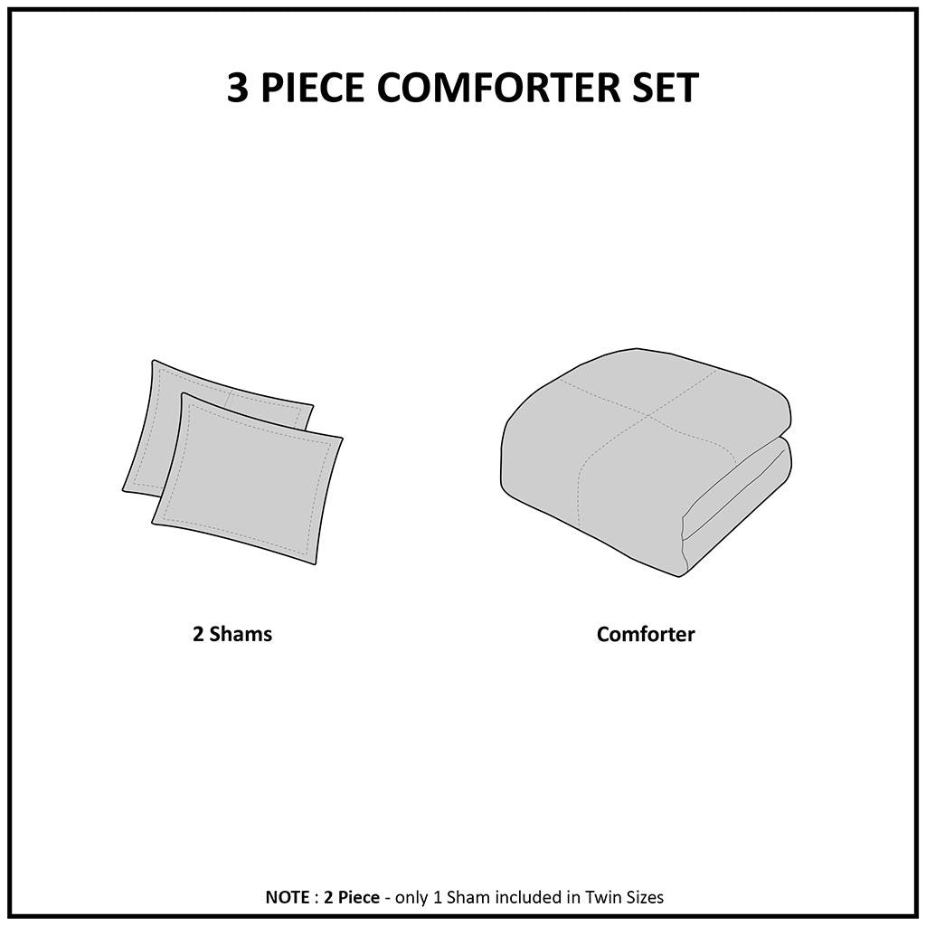 Ellipse - Comforter Set - Blush