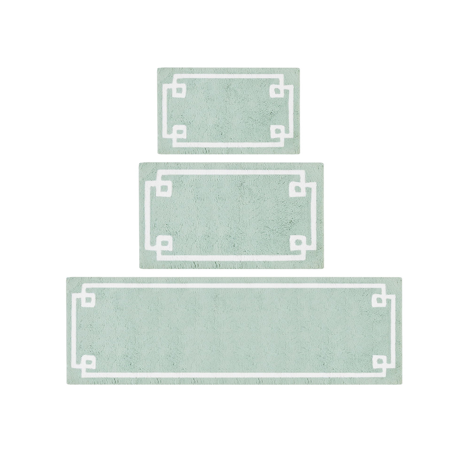 Evan - 20" x 30" Tufted Bath Rug - Seafoam