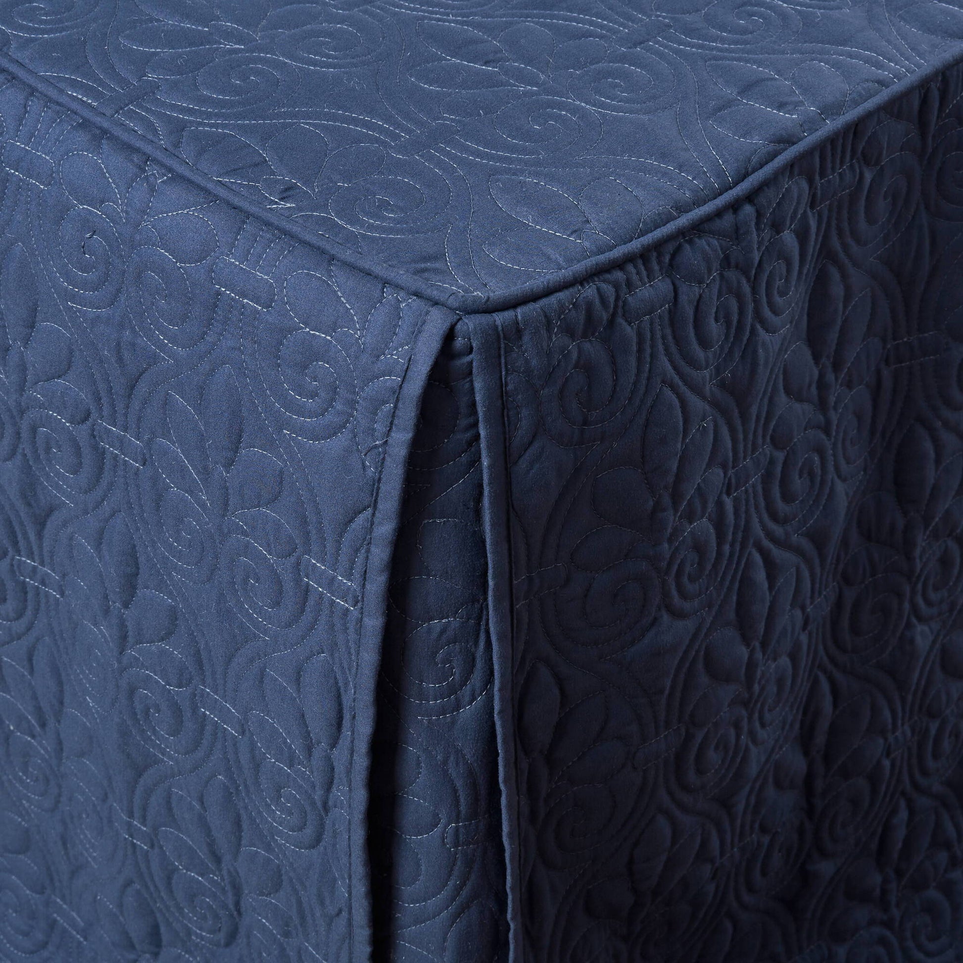 Quebec - King Fitted Bedspread (Set of 3) - Navy