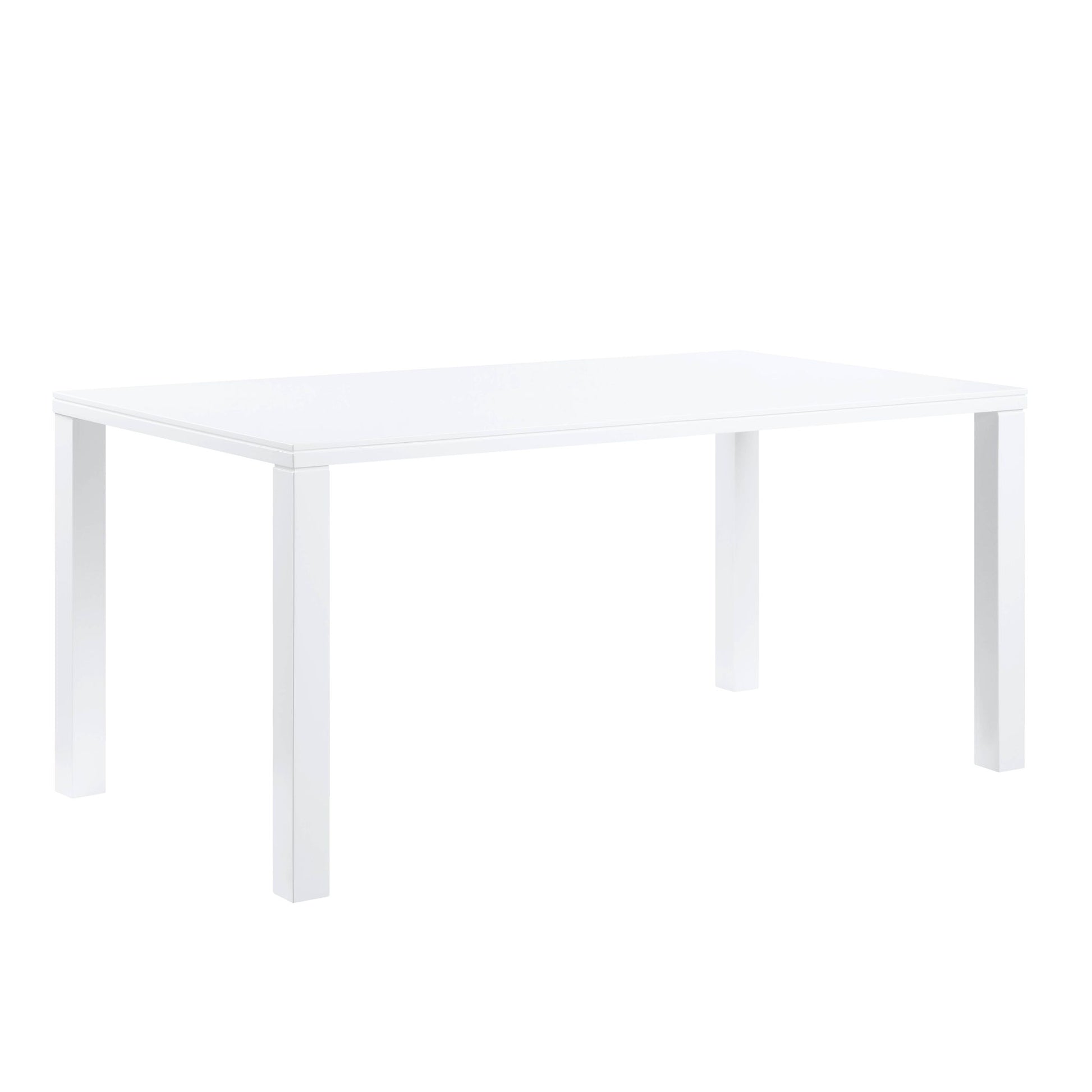 Pagan - High Gloss Dining Table - White