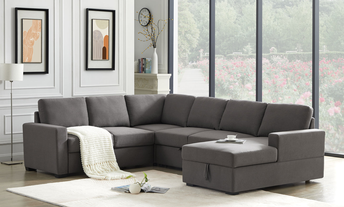 Ketterman - 4 Piece Upholstered Sectional