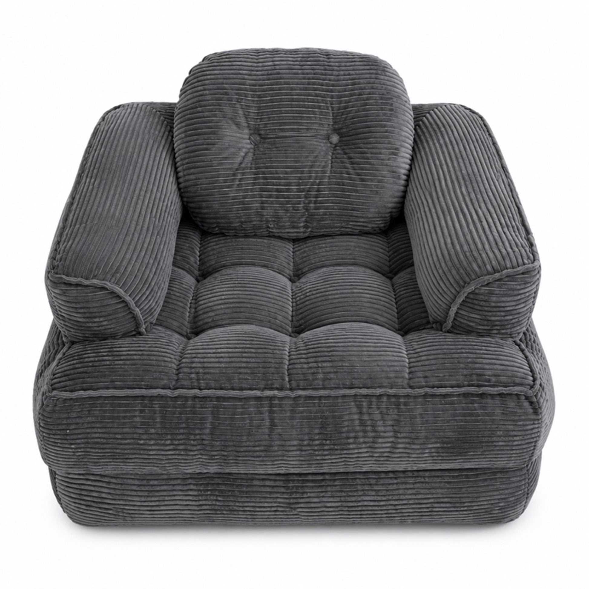 Convertible 2 In 1 Armrest Sofa For Bedroom