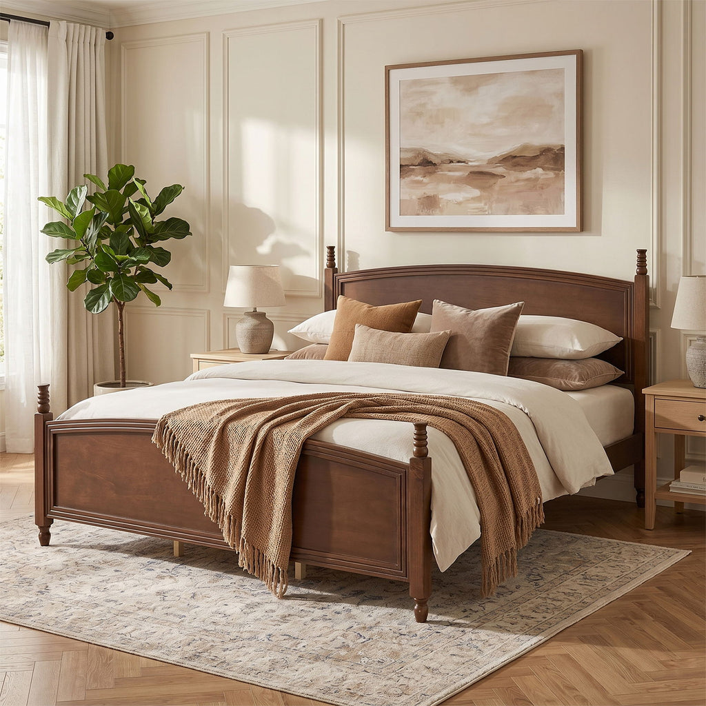 Bed Frame With Headboard & Footboard
