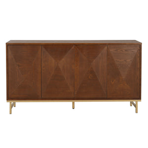 Tamid - Modern Wide Handcrafted Sideboard With Adjustable Shelves