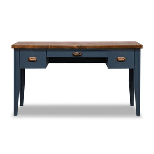 Writing Desk - Blue Denim / Whiskey
