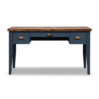 Nantucket - Writing Desk - Blue Denim, Whiskey