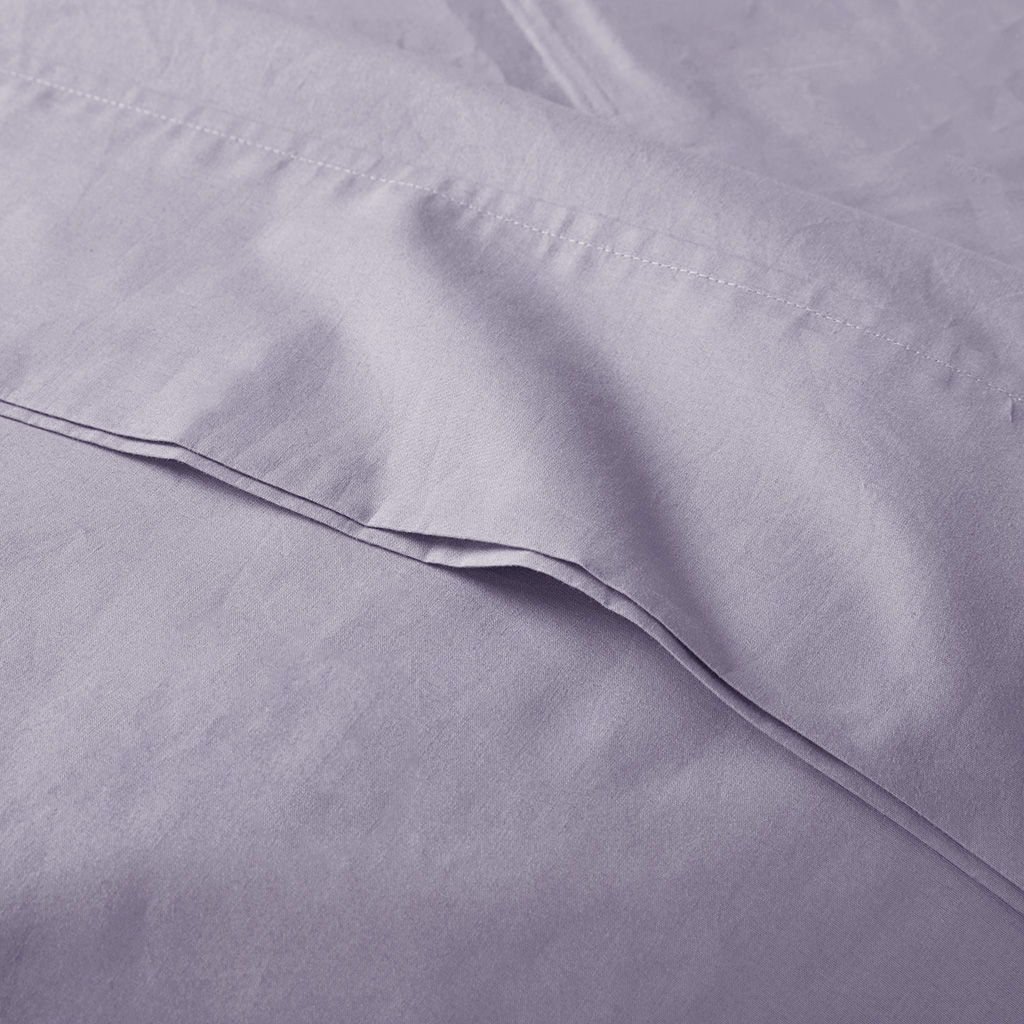California King Peached Percale Sheet Set - Purple