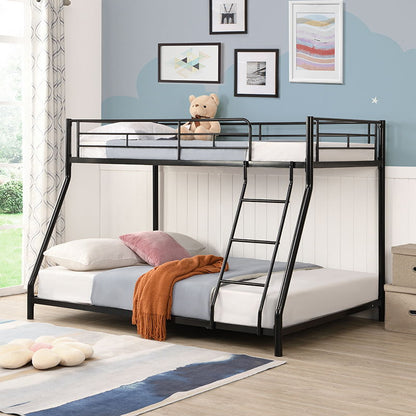 Twin Over Full Metal Bunk Bed - Black