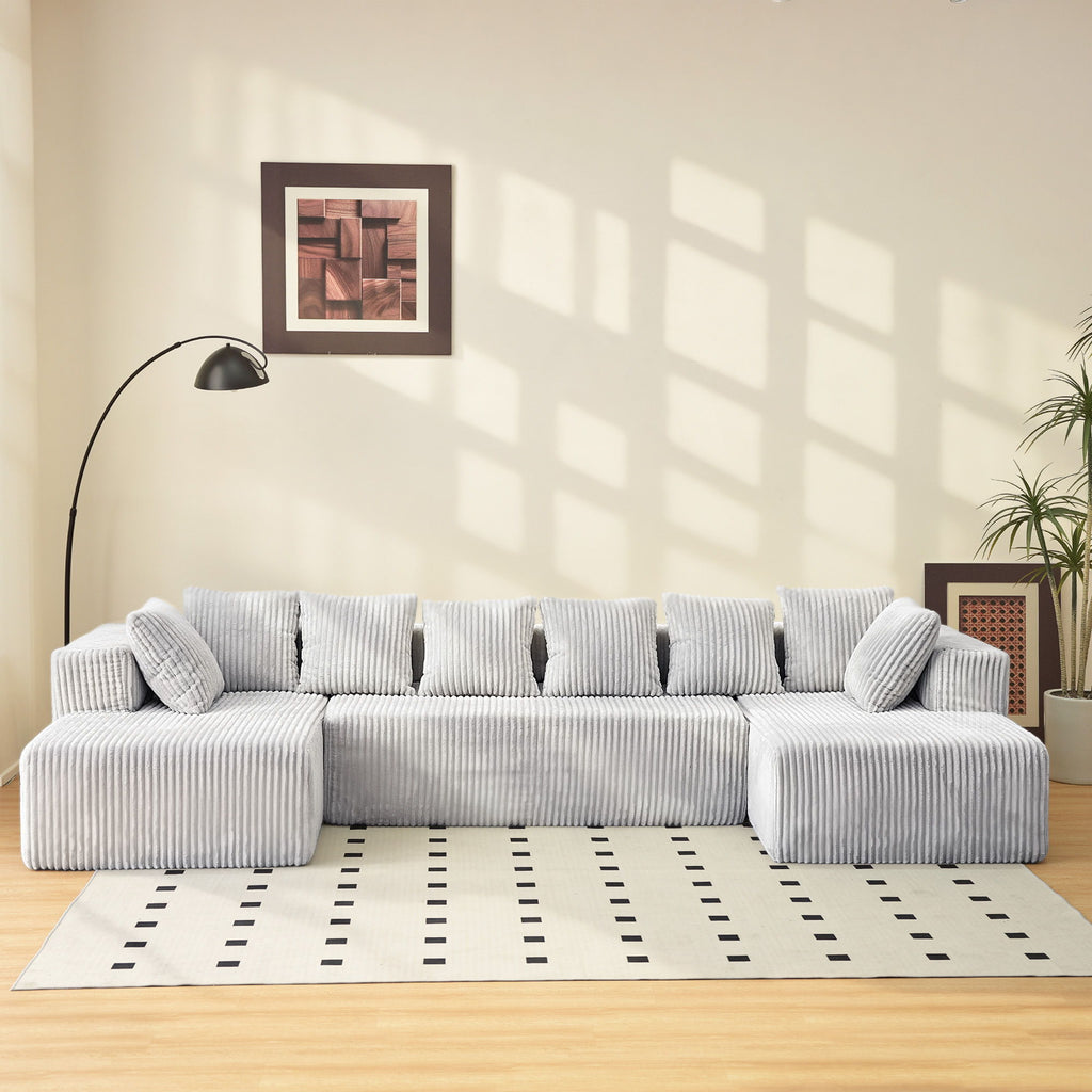 Modular U Shaped Sectional Sofa