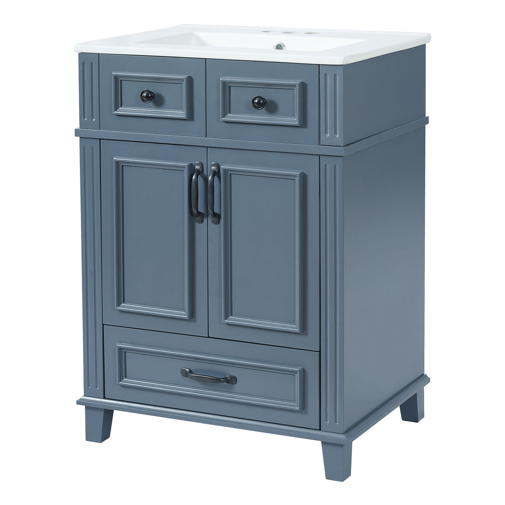 Bathroom Vanity With Sink, Storage Cabinet