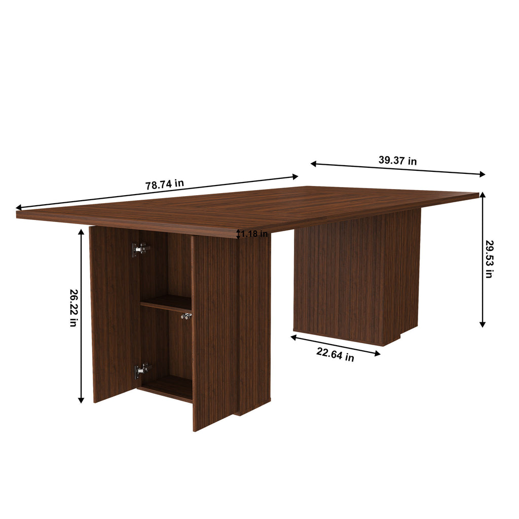 Dining Table With Storage Base For Kitchen