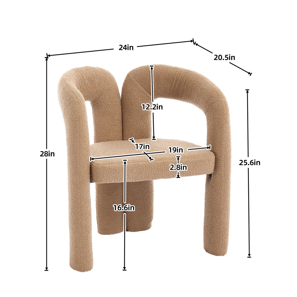 Coolmore Contemporary Designed Accent / Dining Chair With Armrests