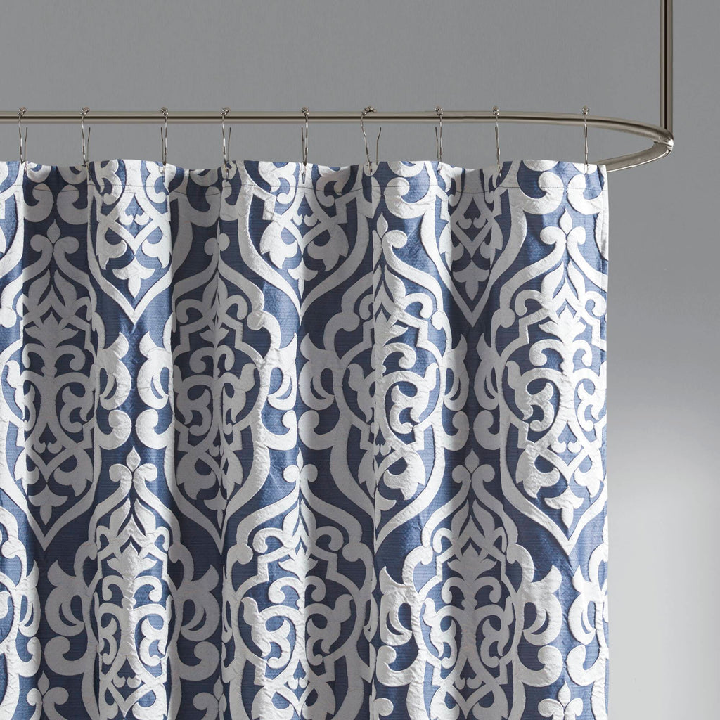 Odette - Shower Curtain - Navy
