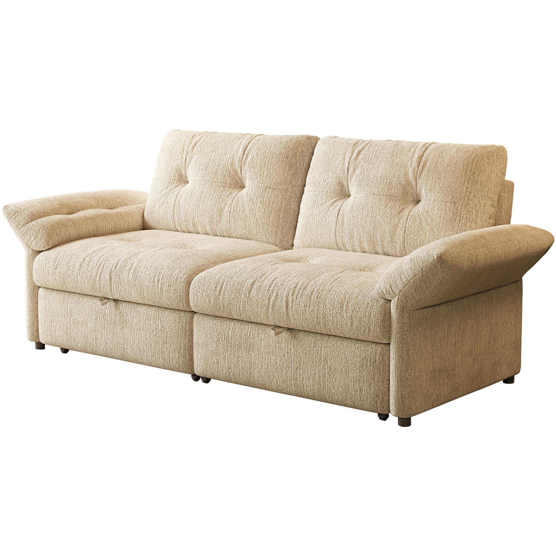 Sofa Bed, 2 In 1 Design For Living Rooms